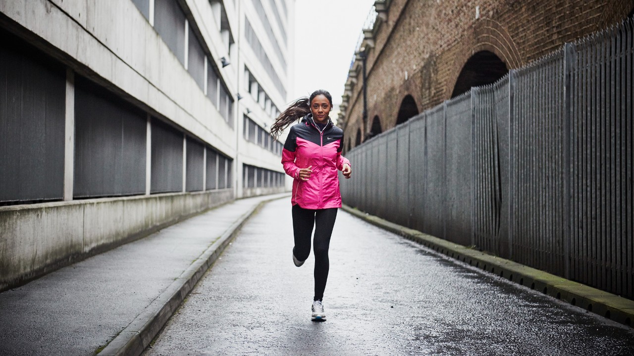 Woman running